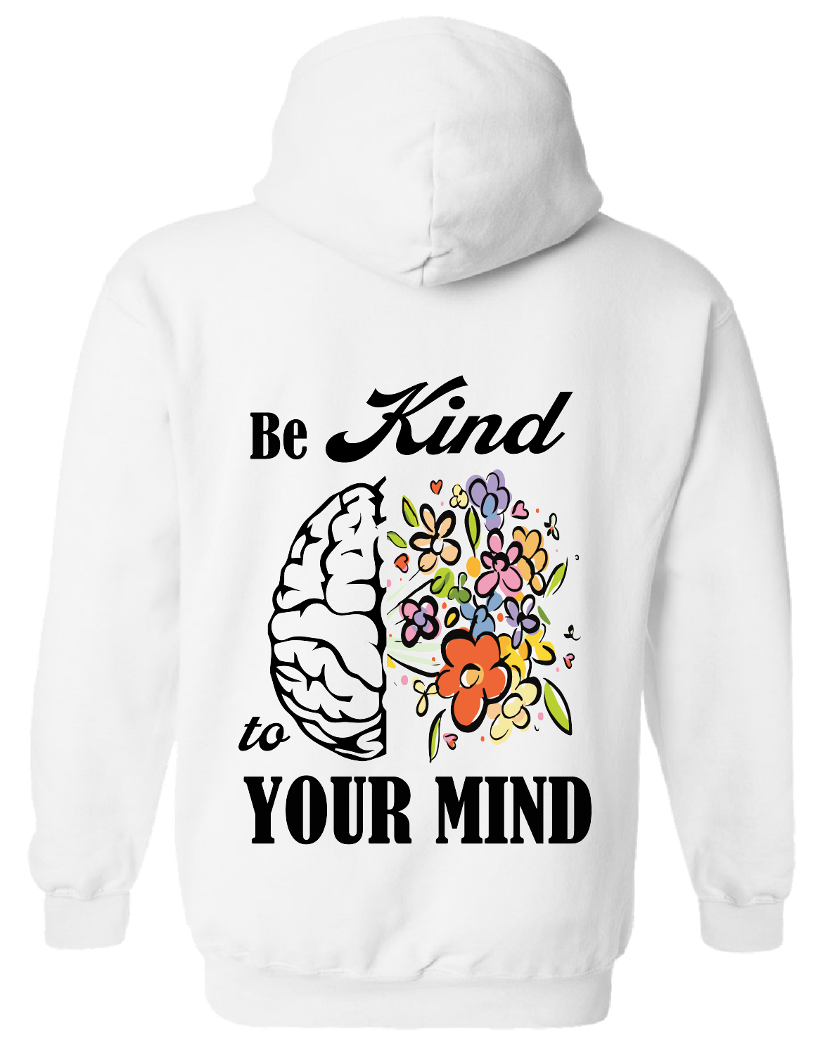 Be Kind Hoodie White