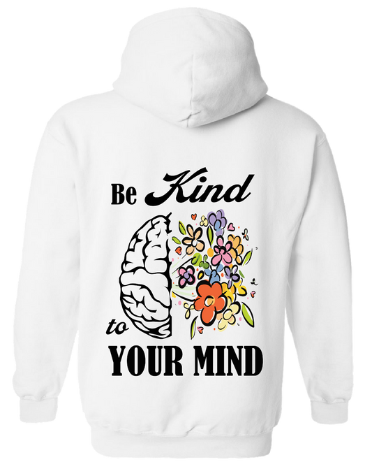 Be Kind Hoodie White