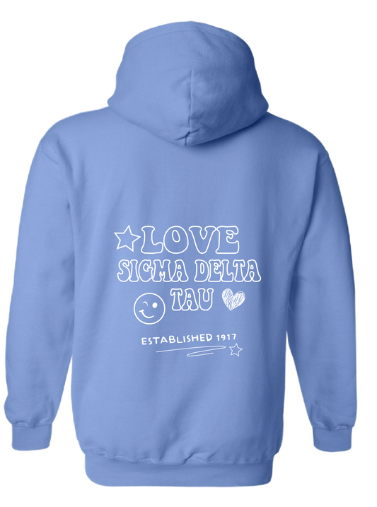 Love SDT Hoodie Blue