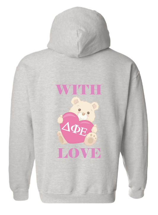 Teddy Bear Hoodie Grey