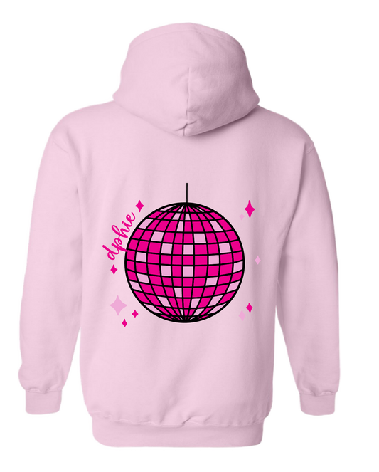 Disco Hoodie Pink