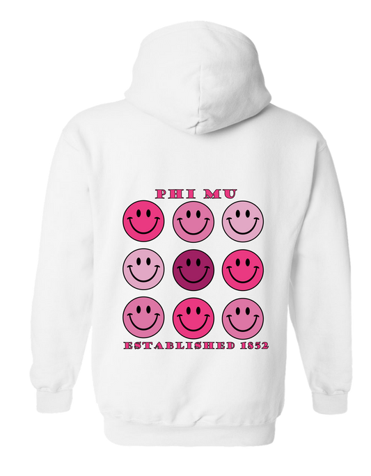 Smiley Hoodie White