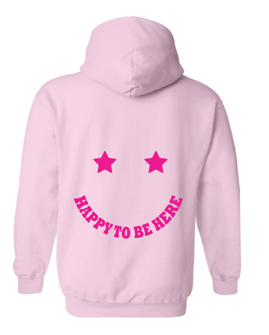 Star Hoodie Light Pink