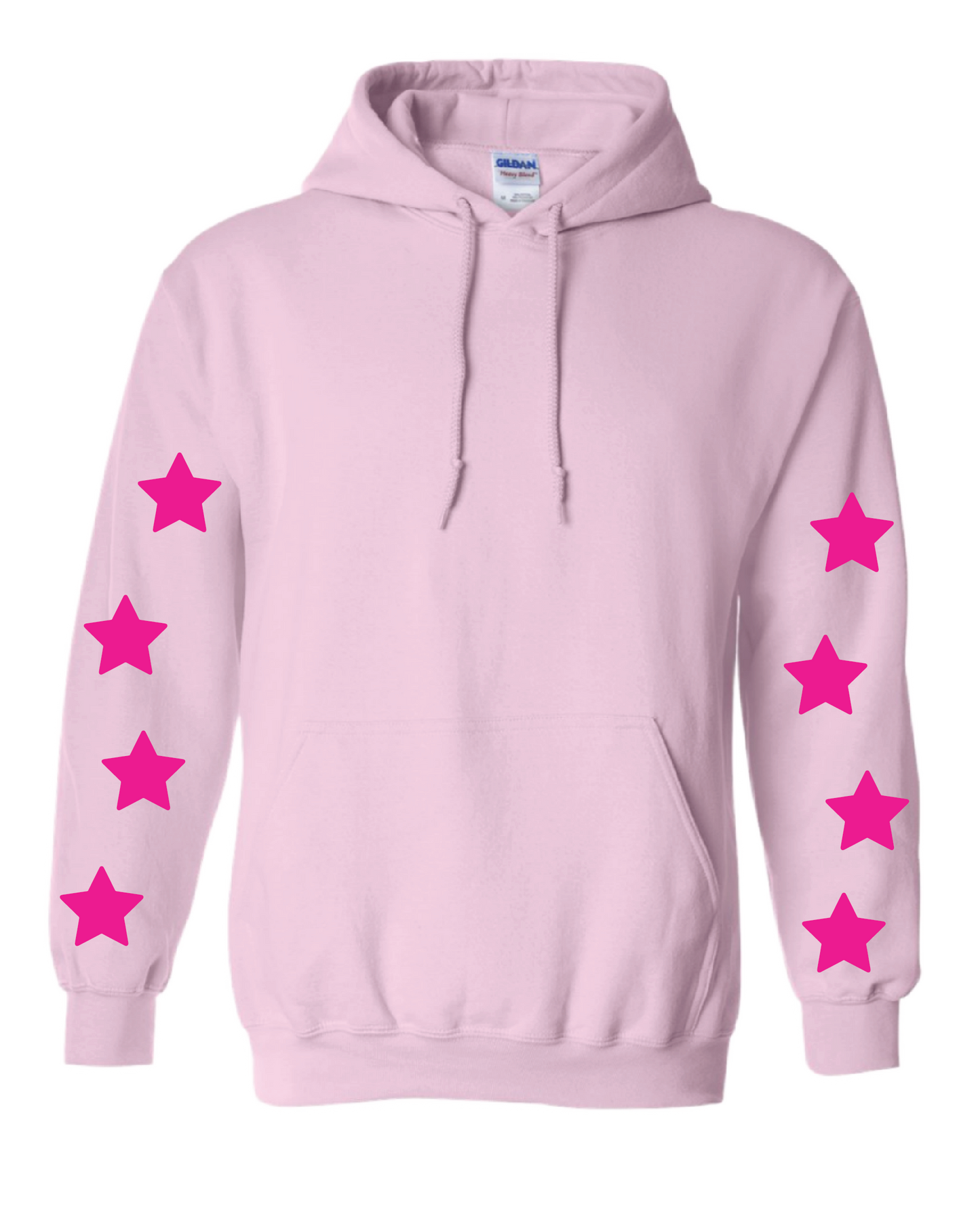 Star Hoodie Light Pink