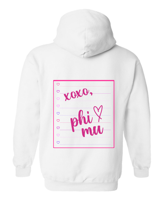 Xoxo Hoodie White